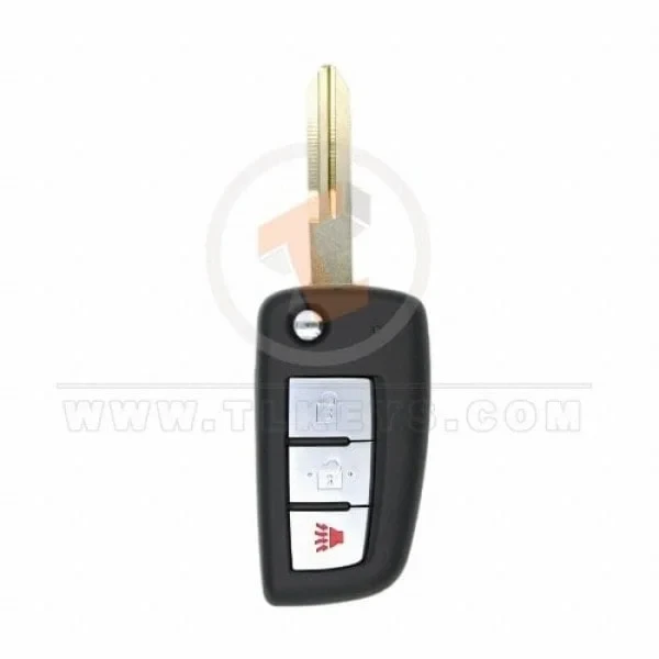 Nissan rogue sunny kicks 2014 2021 flip remote key shell 3 buttons blade