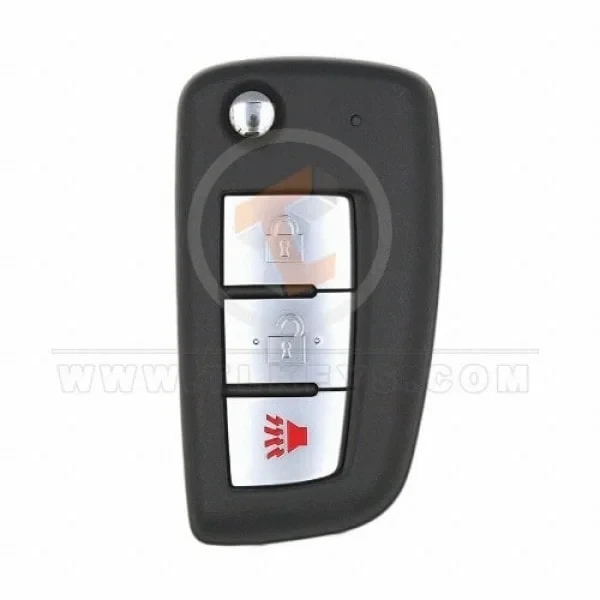 Nissan rogue sunny kicks 2014 2021 flip remote key shell 3 buttons front