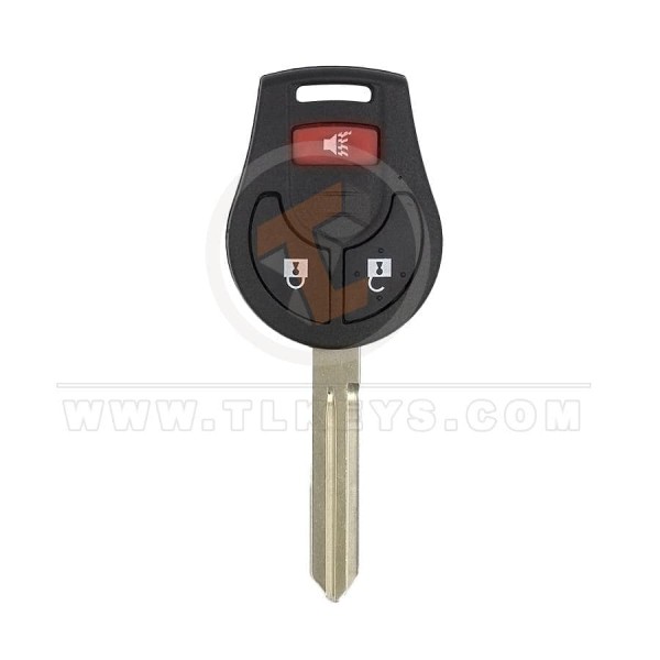 Nissan Sentra 2003-2007 Coque de clé à distance 3 boutons Coque de rechange