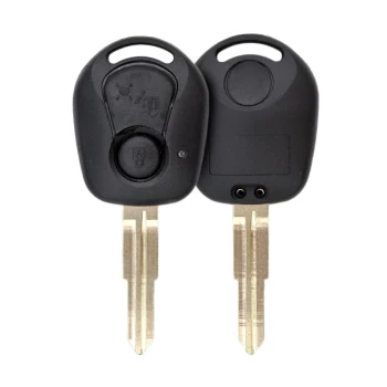 Ssangyong Head Key Remote Shell 2 Botones Marca del mercado de accesorios