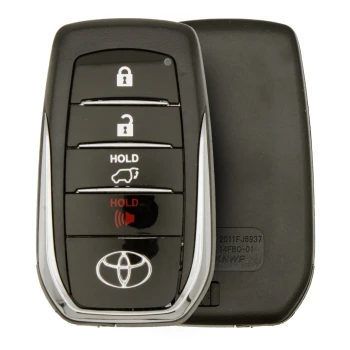 Toyota Land Cruiser 2016-2021 Smart Key Remote Shell 4 Boutons