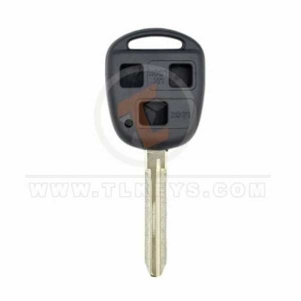 Toyota 2000-2005 Head Key Remote Shell 3 Buttons TOY4 Aftermarket Remote Shell Type Head Key Remote Shell