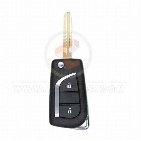 Toyota Camry 2016-2020 Flip Key Remote Shell 2 Buttons Aftermarket 