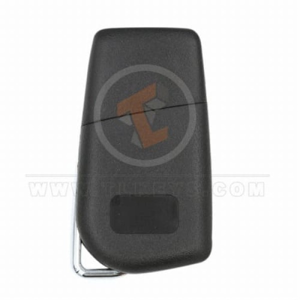 Toyota Corolla 2016-2020 Coque de télécommande à clé rabattable 2 boutons Boutons de rechange 2