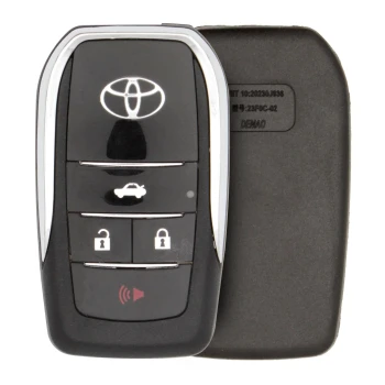 Boutons de clés à distance de télécommande modifiés 4 pour Toyota 2006 2015 Toy43 Blade
