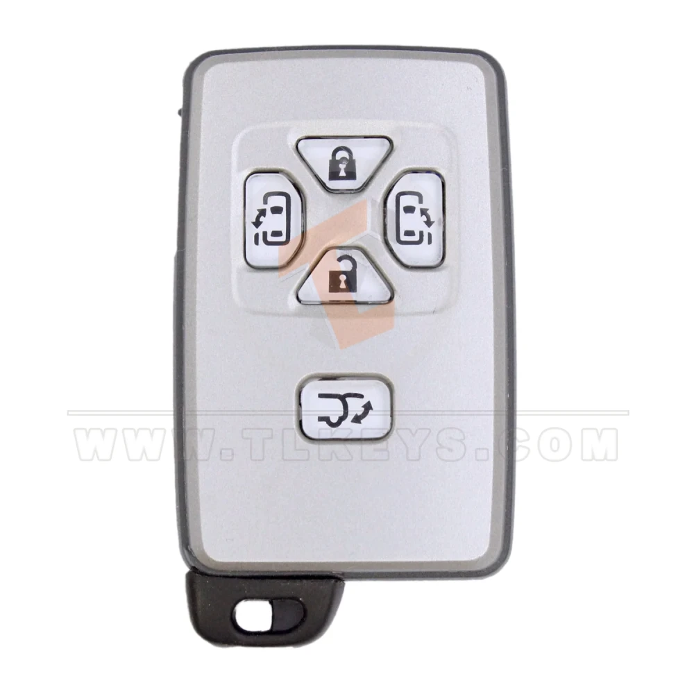 Toyota previa smart key remote shell 5 buttons front