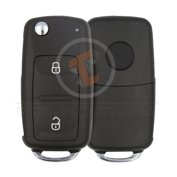 Volkswagen Flip KeyRemote Shell 2B Aftermarket Brand Remote Type FBS4