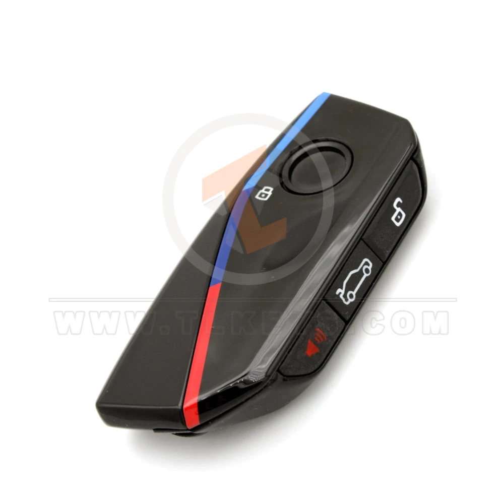 Bmw x1 black m power smart key shell 4 buttons 3d