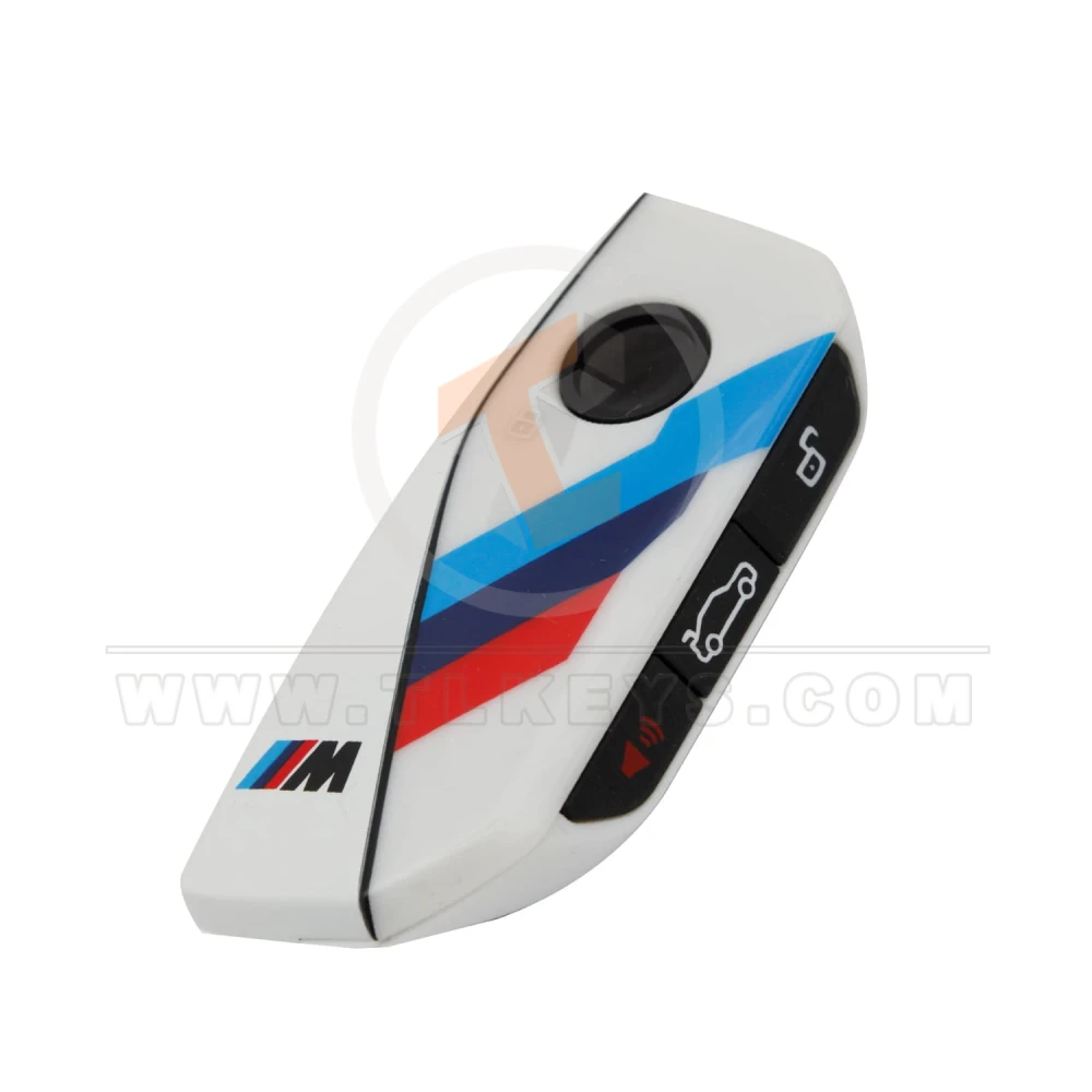 Bmw x1 m power smart key shell modified 4 buttons white 3d