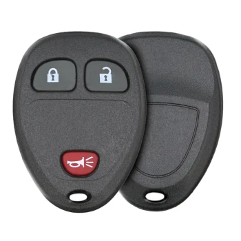 Buick Chevrolet GMC 2006-2015 Carcasa de llave remota 3 botones Aftermarket