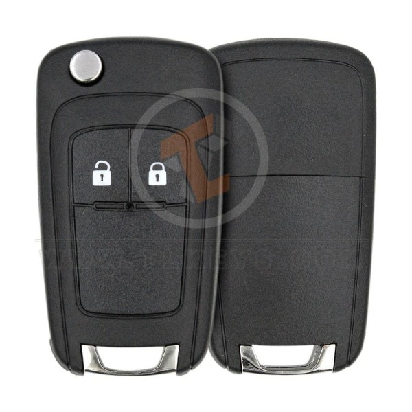 chevrolet cruze 2010 2016 2 buttons flip remote key shell aftermarket main - thumbnail