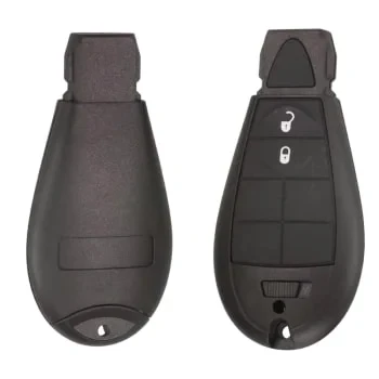 Chrysler Jeep Dodge Fobik Remote Key Shell 2 Buttons Without Panic
