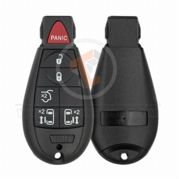 Chrysler Dodge Jeep 2007-2014 Fobik Remote Key Shell 6 Butto Buttons 2