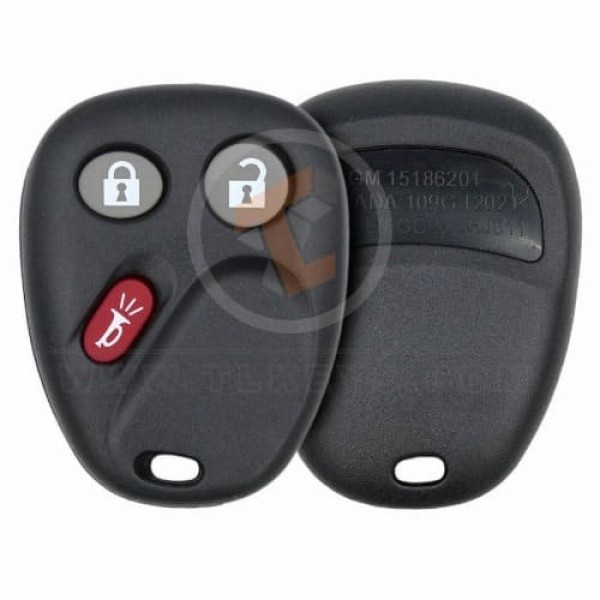 GMC Blazer 2004-2012 Couvercle de clé à distance 3 boutons Boutons de rechange 2