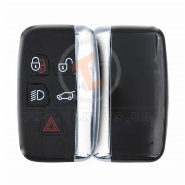 Coque de clé télécommande intelligente JAGUAR, 5 boutons, marque de rechange, boutons 2