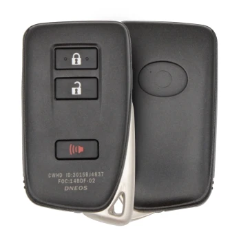 لكزس 2016 2019 الأزرار Smart Couble Compley Key Shell 3 - الذعر