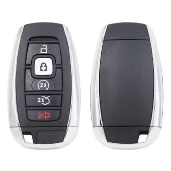 Coque de clé télécommande intelligente de proximité Lincoln, 5 boutons, marque de rechange