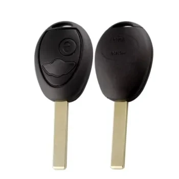 Coque de clé télécommande Mini Cooper, 2 boutons, marque de rechange