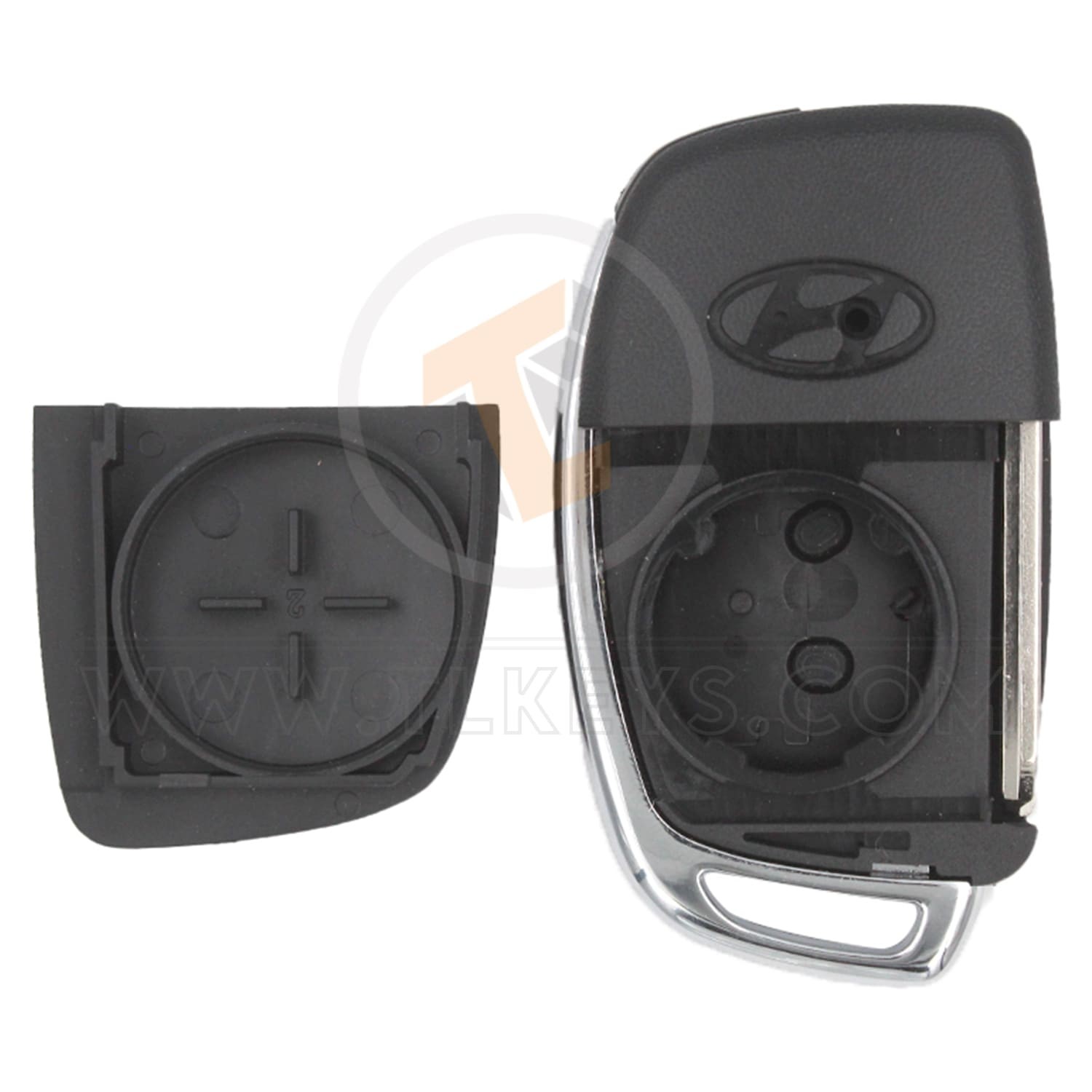 Hyundai 2012 2019 Flip Remote Shell 3 Buttons Sedan Trunk HYN14 Blade Remote Shell Type Flip Remote Shell