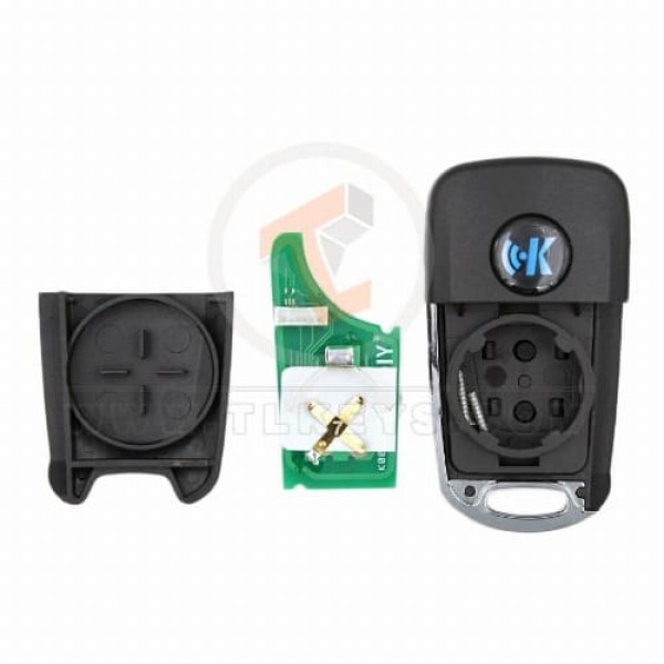 Hamado 04401 Replacement Keypad Buttons For Hyundai/Kia Flip Key Remote - 3 Button, 2-Pack