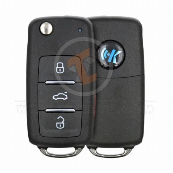 KeyDiy KD Flip Key Remote 3+1 Buttons Universal PCF NB08-4
