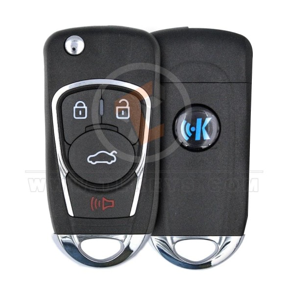 Keydiy KD Flip Key Remote GM Type NB22-4 - Technolock Buttons 2