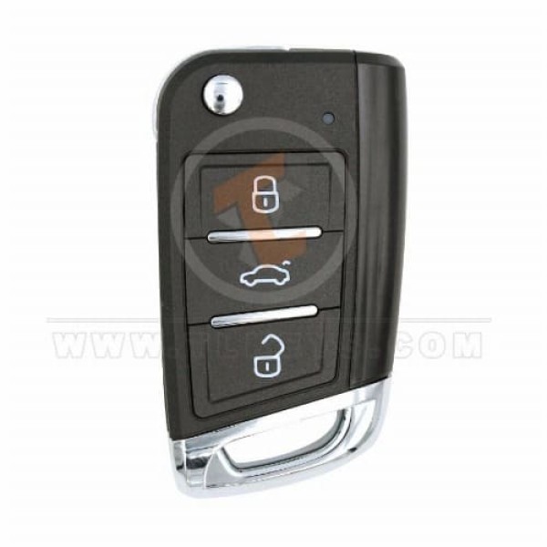 Keydiy KD Universal Flip Key Remote 3 Buttons Volkswagen MQB Type NB15 Buttons 3