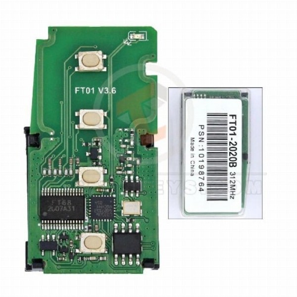 Lonsdor Lexus IS 2013-2018 Smart Board Remote Key 4 Buttons 315 MHz Panic Button Yes