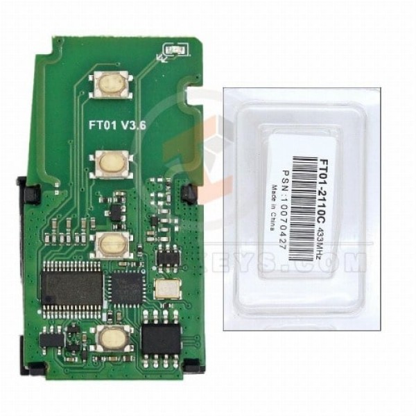 Lonsdor Toyota Lexus IS NX 2013 2017 Smart Key Board 4 Buttons 433MHz Frequency 434MHz