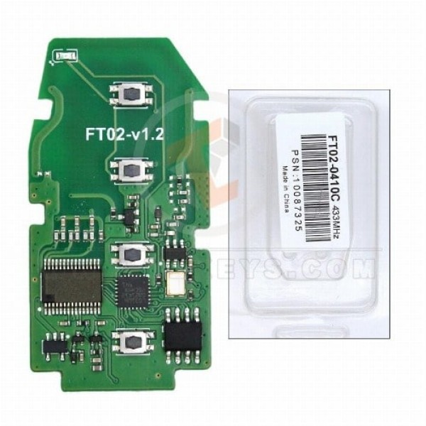 Lonsdor Toyota CHR Prius 2017 2019 Smart Key Board 4 Buttons 433MHz Buttons 4