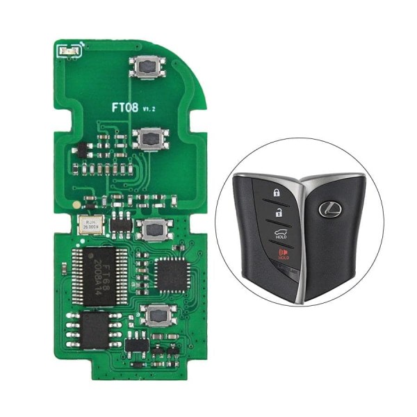 Lonsdor FT08-PH0440B PCB 4B Battery Type CR2025