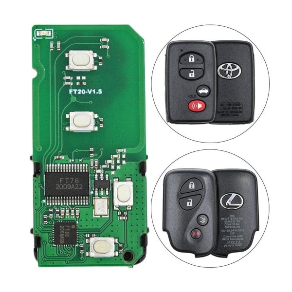 Lonsdor Toyota Lexus 2010-2012 Smart Board PCB 3370D Remote Type FBS4