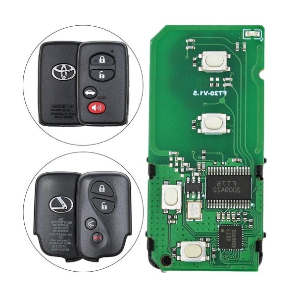 Lonsdor Toyota Lexus 2010-2012 Smart Board PCB 3370D Buttons 2