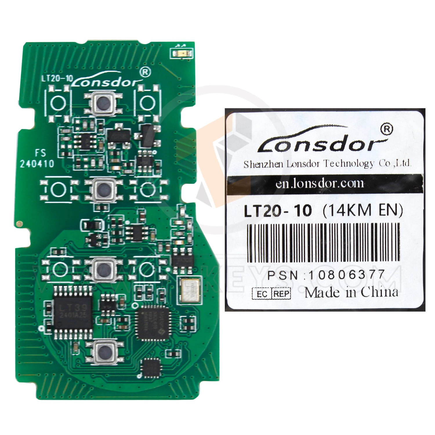 Versatile Lonsdor LT20-10 Toyota Smart Remote PCB Remote Type PCB