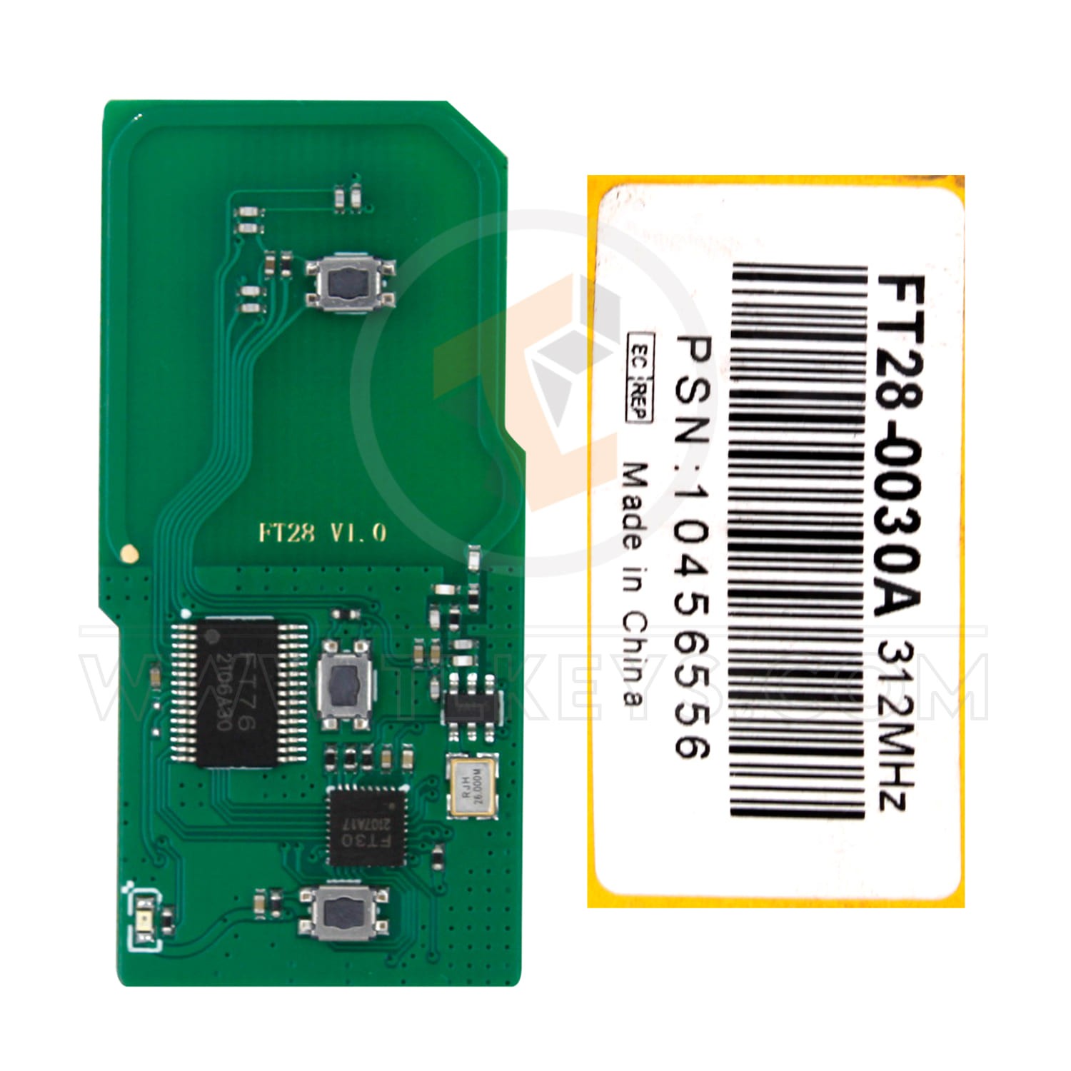 Lonsdor Lonsdor FT28-0030A Smart Remote PCB 3B 312MHz