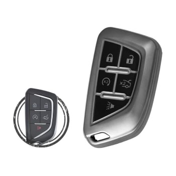 TPU Key Fob Cover Case For Cadillac CT4 CT5 Smart Key Remote 5 Button