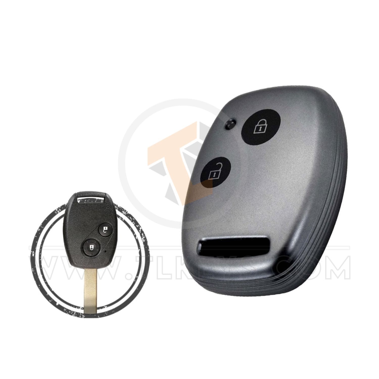 TPU Key Cover Case For Honda Head Key Remote 2 B Buttons 2