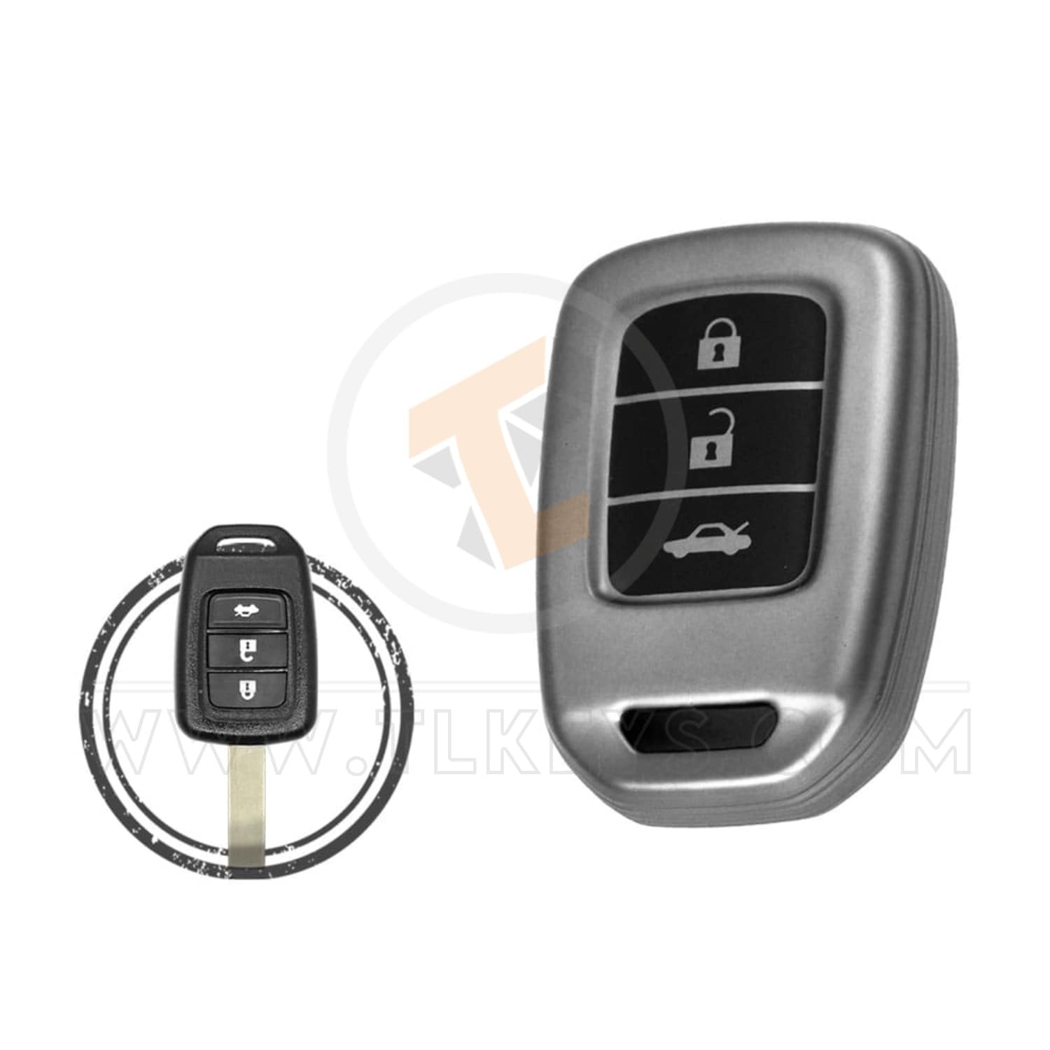 TPU Key Cover Case For Honda Remote Key 3 Button Buttons 3 TPU Key Cover Case For Honda Remote Key 3 Button Buttons 3