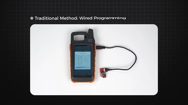 Traditional method wired programming Traditional method wired programming