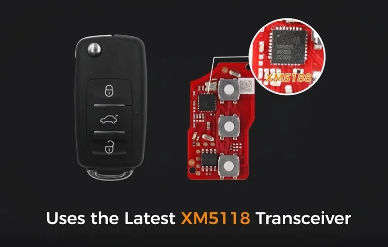 Uses the latest xm5118 transceiver XKKF05EN uses the latest xm5118 transceiver