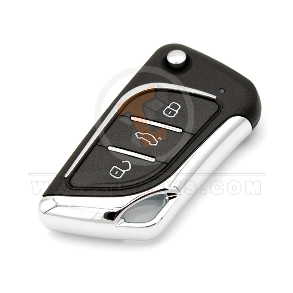 Xhorse XKLKS2EN Wire Flip Remote Key 3 Buttons Lexus Style