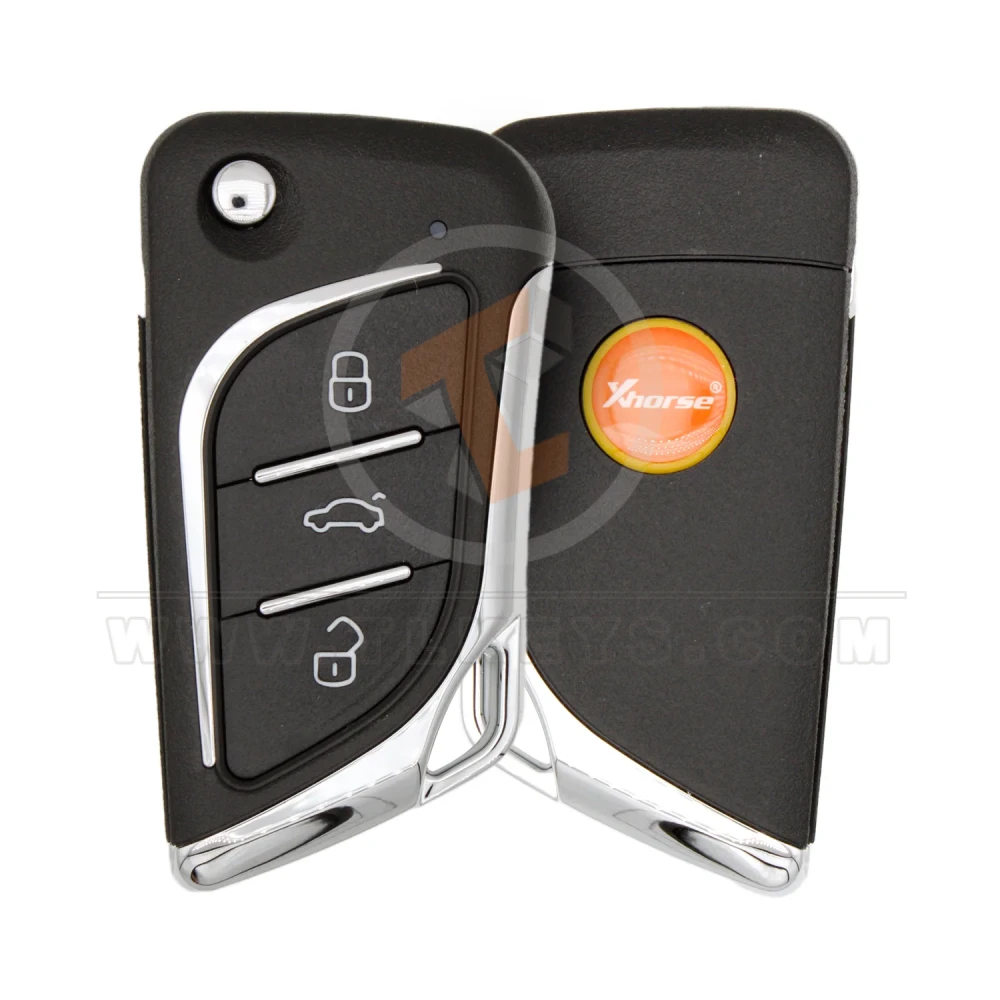 Xhorse XKLKS2EN Wire Flip Remote Key 3 Buttons Lexus Style
