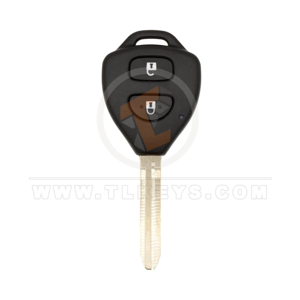 Xhorse xkt025en wired 2 button head key remote front