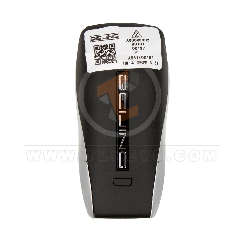Original baic beijing smart remote key 4 buttons 433mhz back with details