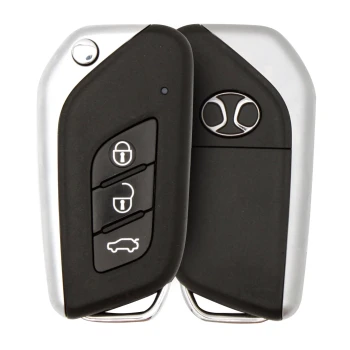 Flip Flip Remote Key 3 boutons 433MHz pour Baic Senova x55 2020