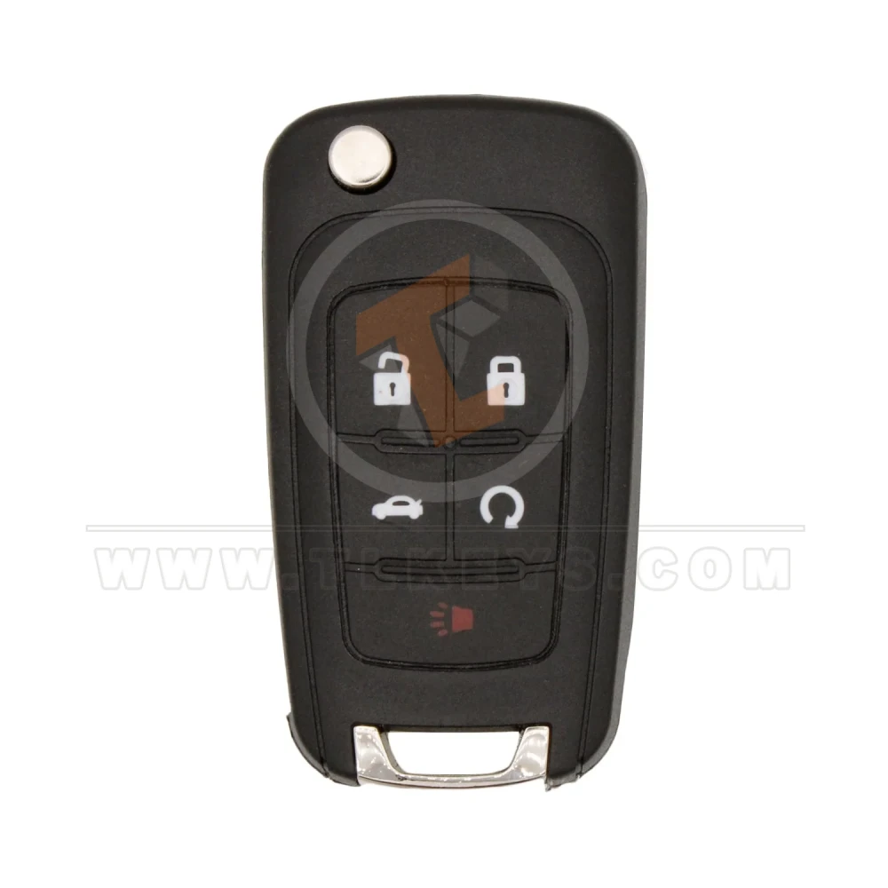 Chevrolet cruze 2010 2017 flip remote key 13531362 5 buttons front