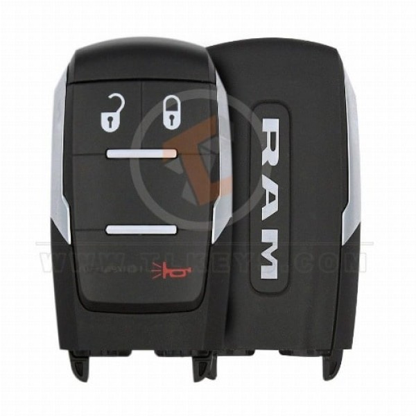Smart Remote Key Fob For Dodge Ram 2500 & 3500 (2020-2024) – GQ4-76T, 433MHz, Keyed Ignition
