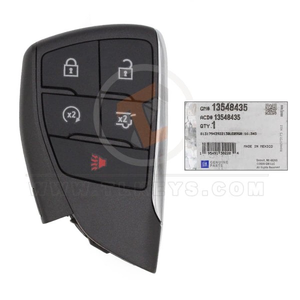 Genuine GMC Yukon Denali Smart Proximity 2021 2022 P/N: 13548435 Frequency 433MHz