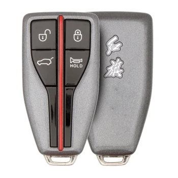 Clé à distance de proximité intelligente d'origine pour Hongqi 4 boutons 433MHz ID46 Hitag