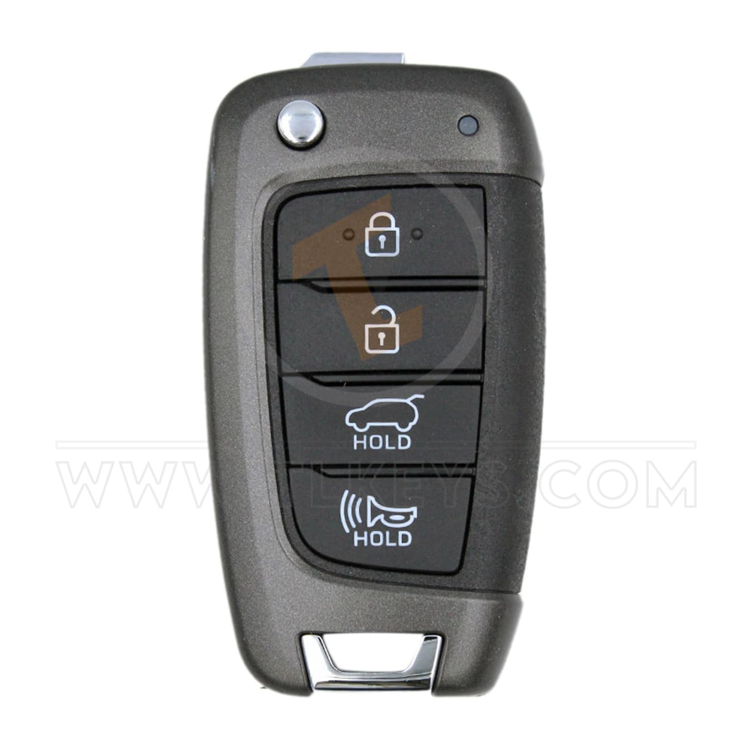 Mando a distancia con llave abatible original de Hyundai Santa Fe P/N: 95430-S2100 433MHz Botones 4